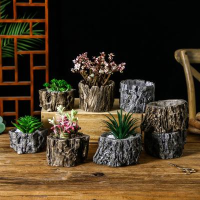 China New Europe garden decoration planter cement planters perfect for a cactus or succulents for sale