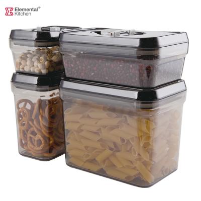 China Craftsman Competitive Price Good Quality Plastic Container Lid Lock Storage Jar for sale