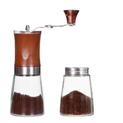 China Durable Foldable Handle Coffee Grinder with Adjustable Core, Handmade Coffee Grinder for Outdoor and Travel Use for sale