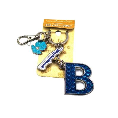 China Folk Art Key Ring With Individual Zinc Alloy Opp Package Of Europe Wholesale Custom Key Chains for sale