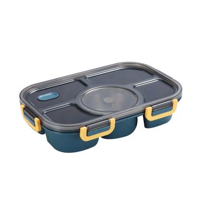 Κίνα Custom Travel Bento Lunch Box 5 compartments Cute Student Lunch Box Food Storage Container With Lid προς πώληση