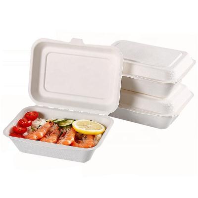 Chine Sugarcane Stackable Disposable Lunch Box Of Eco-Friendly, Biodegradable Material à vendre