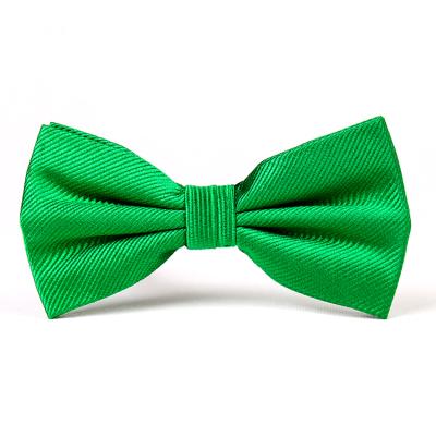 China Jacquard Customized 12x6cm Classic Color Fashion Jacquard 100% Solid Pure Silk Bow Tie for sale