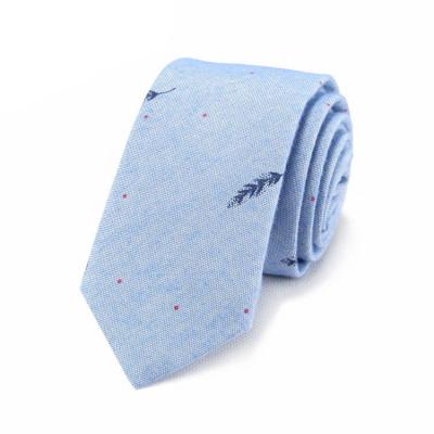 China Wholesale Custom 6cm Thin Cotton Multicolor Narrow Fashion Canvas Tie For Men 6*148cm for sale