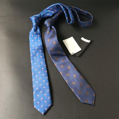 China Fashion Wholesale Custom Sublimation Printing Mens Tie Jacquard Polyester Animal Ties 6*145cm for sale