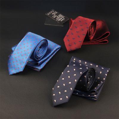 China 100% Polyester Pattern Wedding Business High Fashion Sublimation Jacquard Ties 6*145cm for sale