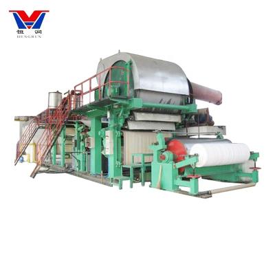 China Plant Wheat Straw Paper Pulp Machine For Producing Toilet Paper And Towels for sale