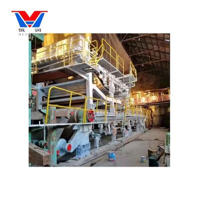 China Factory 3600mm Waste Cardboard Recycling Machine Kraft Paper Roll Making Machine for sale