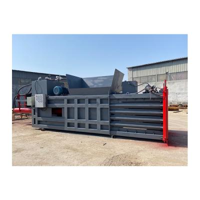 China Hot Sale Food Baling Press Machine Carton No Doors Horizontal Hydraulic Baler for sale