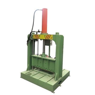 China Food Factory Direct Supply Controllable Hydraulic Rubber Cutter With Conveyor Belt for sale