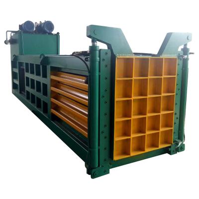 China 2022 High Quality Vertical Hydraulic Semi-automatic Food Waste Paper Baler With Door for sale