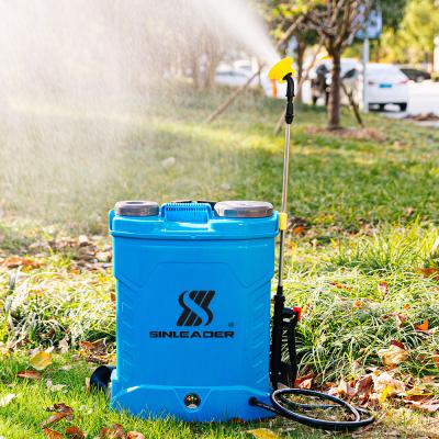 China Low Energy Consumption Sinleader 16 Liter Battery Backpack Agricultural Electrostatic Pesticide Sprayer for sale