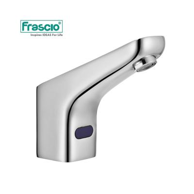 China Sense Faucets Frascio Factory Bathroom Basin Touchless Brass Tap Water Tap Automatic Infrared Smart Faucet With Sensor for sale