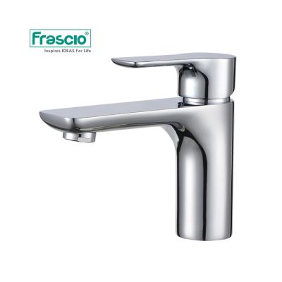 China Brand Sanitary Hot Selling Frascio Ware Faucets Chrome Body Brass Metered Basin Faucets With Zinc Alloy Handle For Faucet Bathroom Basin Mixer Tap for sale