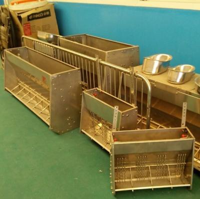 China Farms Stainless Steel Poultry Feed Trough For Pigs for sale