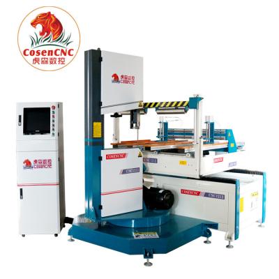 China CNC Horizontal Band Saw Machine Automatic Feeding Wood Plank Cutting for sale