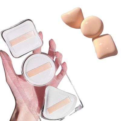 China Angular Blush 3 Pcs Dry and Wet Puff Powder Sponge Makeup Soft Air Cushion Accessories Beauty Cosmetic Tool for sale