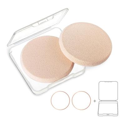 China Soft Flocking Makeup Powder Puff Loose Velvet Around Cosmetic Makeup Sponge for sale