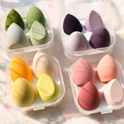 China Makeup Sponge Makeup Sponge 4 Pieces with 1 Sponge Holder Packing Puff Makeup Sponge for sale