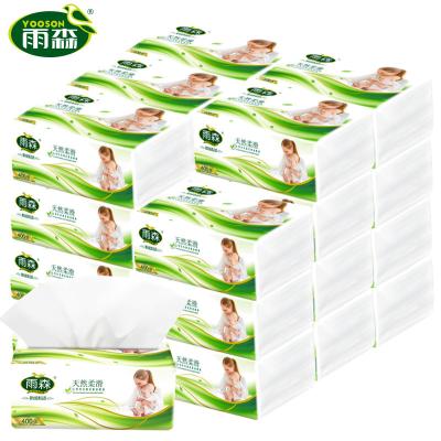 China Hot Selling Eco-friendly Virgin Facial Tissue Paper Bulk-Pack Wood Pulp Facial Tissue FSC Manufacturer for sale