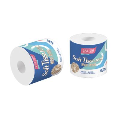 China Wholesale Custom Bath Room Factory Manufacturer Core Bathroom Tissue/Toilet Paper/Printed Paper Towels 2/3/4 Per Layer, 16 Family Rolls for sale