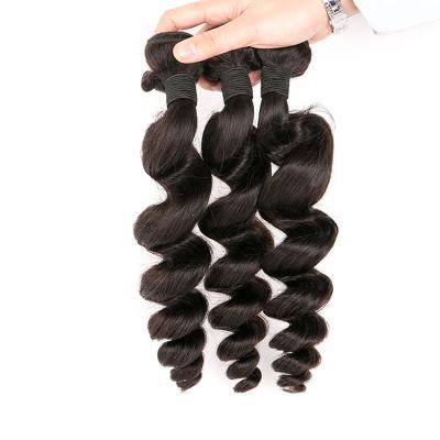 China Loose Wave Brazilian Human Hair Bulk Bundles Lace Front Wigs Water Wave Bundle Hair Extension Vendors, Hair Bundles With Lace Headband for sale