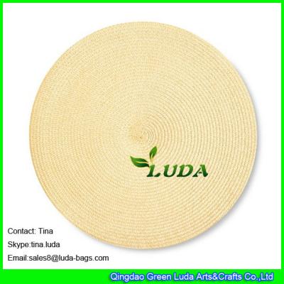 中国 LUDA pp braided tabel placemats round personalized placemats canada 販売のため