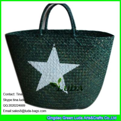 China LUDA 2016 Latest seagrass straw shopping bag for sale