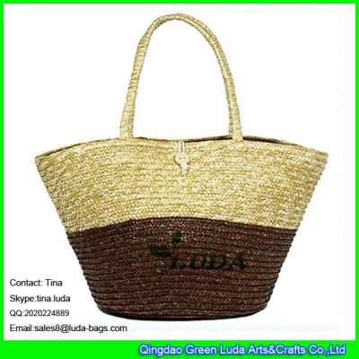 China LUDA 2013 fashion wheat straw bags spring handbags for sale