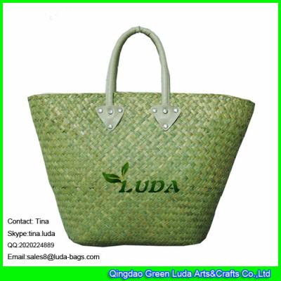 中国 LUDA の方法女性の自然な海草のバスケットのハンドバッグ浜のわら袋 販売のため