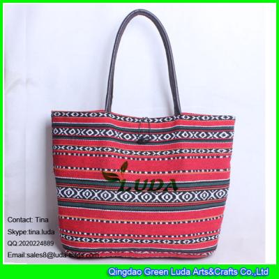 China LUDA enthic promotion bag sadu canvas beach bag in 2016 summer for sale