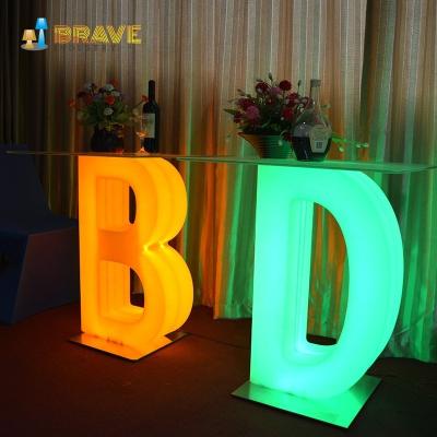 China 2022 Modern Waterproof Modern Color Letter RGB LED Bar Light Best Selling Table Light for sale