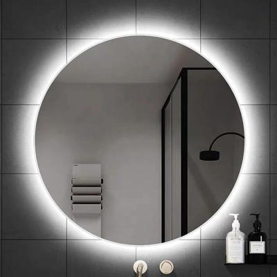 China Special Hot Selling Frameless Vanity Lighted Makeup Bathroom Dimmer Lights Frameless Reflect Blue Tooth for sale