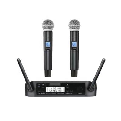 China Saling Hot Handheld Wireless Microphone Handheld Microphone Microphone Professional Professional For Stage for sale