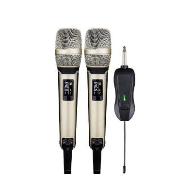 China Best Professional Handheld Microphone Saling Handheld Wireless Microphone For Family DJ Karaoke for sale