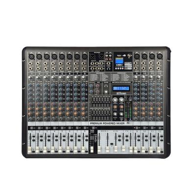 China Excellent 12 Channel Amplifier Sound Audio System Outdoor Selling Professional Audio Mixer for sale