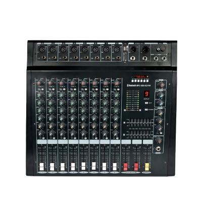 China Professional 8 Channel USB Interface Controller Outdoor HOT Selling Effect Sound Mixer DJ Console for sale