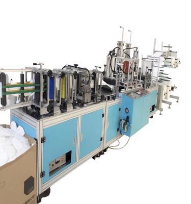 China High Production Efficiency Automatic Foldable Face Mask Machine Include Bar And Nose Painter for sale