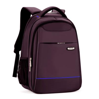 China With USB Fashion Simple College Daily Backpack Nylon Teenage School Bag Backpack With Custom Logo for sale