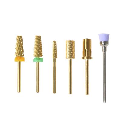 China Easy Apply 2021 Bestsell Professional Carbide Nail Drill Bit Set For Manicure Burr Cuticle Bits Rotary Drill Accessories for sale