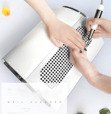 China Wholesale Professional Electric Nail Vacuum Cleaner 40w 3 Fans Professional Beauty Hot Selling Cleaning Dust Collector For Manicure Table for sale