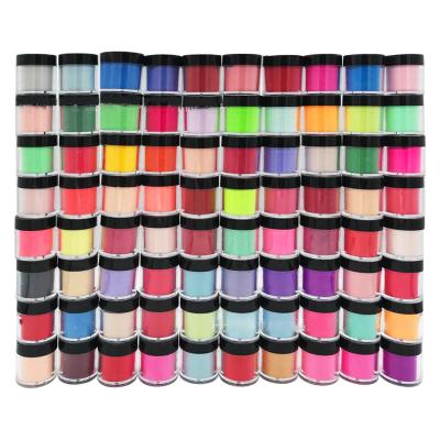 China Wholesale120 Custom Excellent Nail Art Effect Quality Quick Dry Dipping Powder Hot Sale Best Colors Acrylic Nail Powder For Manicure Art for sale