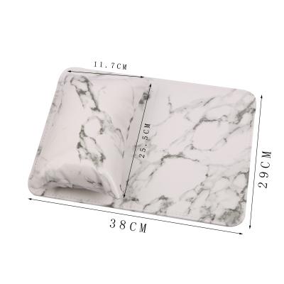 China Removable Professional Marble Pattern Nail Arm Rest Nail Art Pillow Hand Pillow For Manicure for sale