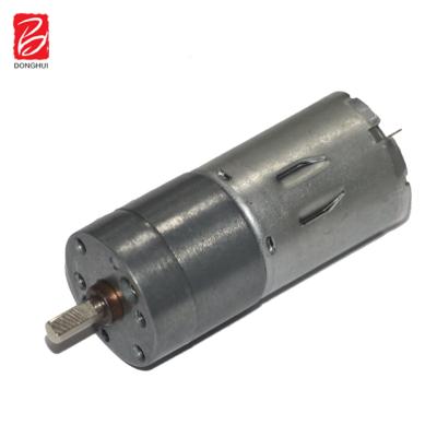 China 25mm brush dc gear drip proof 6v 12v micro electric motor 370 gearbox motor for sale