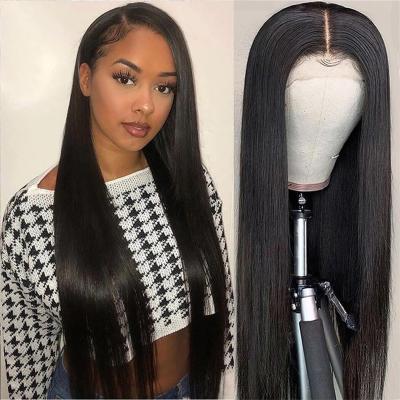 China Wholesale Silky Straight Swiss Lace Glueless Straight Wave 13x6 13x4 Hd Lace Wigs For Women Color Wigs Hair Lace Front Human Hair Wigs for sale