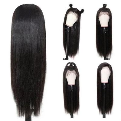 China 100%virgin hair Brazilian Remy Hair Pre Plucked Wig With Baby Hair Full Lace Front Wigs Body Wave 13*4 360 Straight Lace Front Wigs for sale