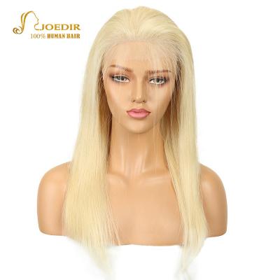 China Joedir Human Hair 613 Straight Blonde 13*6 Lace Front Human Hair Straight Wig Brazilian Virgin Hair Lace Front Wig For Black Women for sale