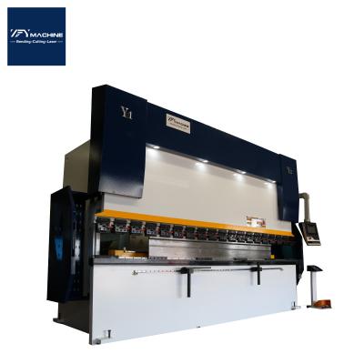 China WE67K 160T/3200 Hotels CNC Electro Hydraulic Press Brake With DA66T 6+1 Shaft for sale