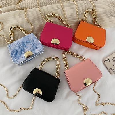 China Others INS Pinch Candy Color Square 2022 Bag Shoulder Cross - Body Chain Handbags For Women Jelly Purse And Handbags for sale