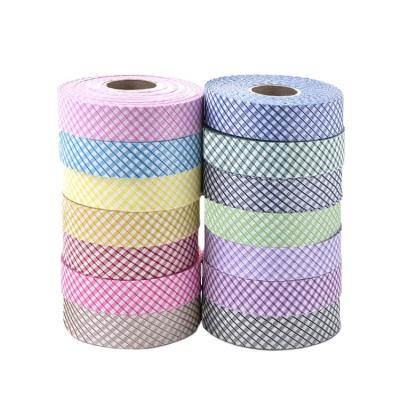 China Floral 3cm wide edging tape piping tape satin ribbon color twill curtain dress apron edging fabric tape accessories gift ribbon for sale